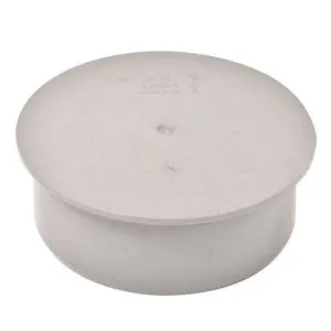 PVC Waste Push On Cap 40mm