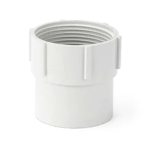 PVC Waste Valve Socket 40mm (Male Iron to PVC)