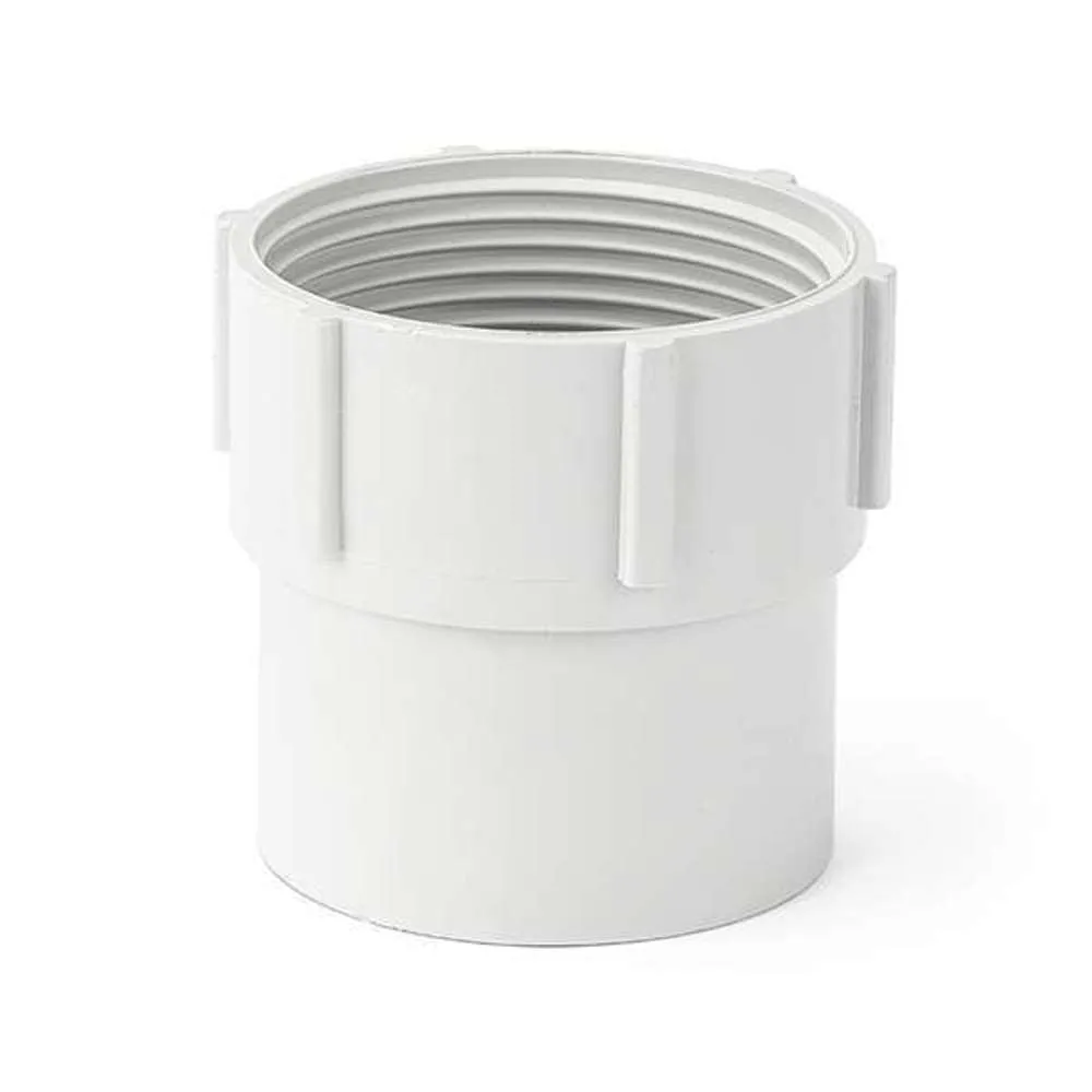 PVC Waste Valve Socket 50mm (Male Iron to PVC)