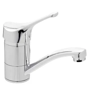 Ram Ridge Basin Mixer 125mm Swivel Spout CP