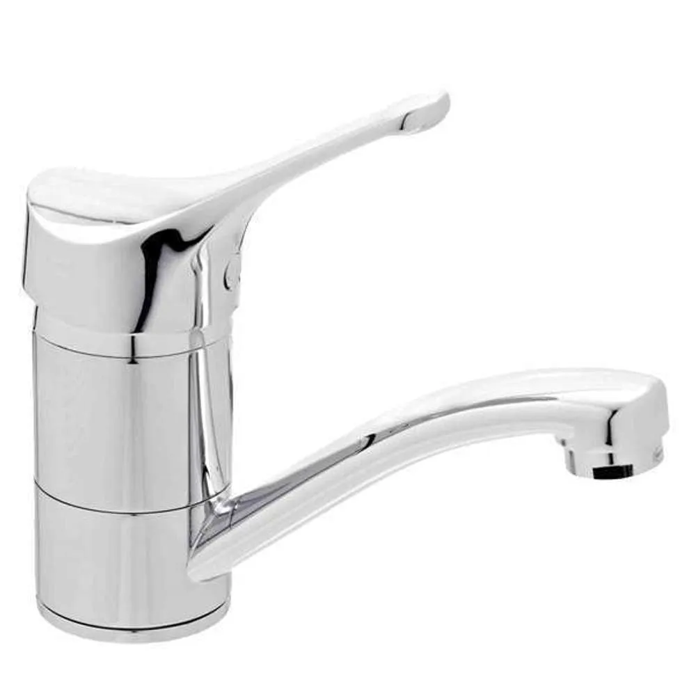 Ram Ridge Basin Mixer 125mm Swivel Spout CP