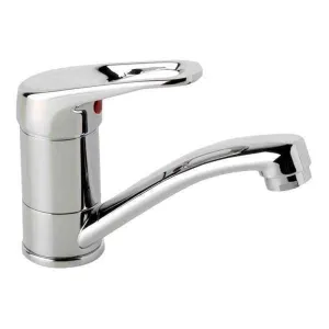 Ram Waratah Slimline Lever Basin Mixer Swivel 125mm CP