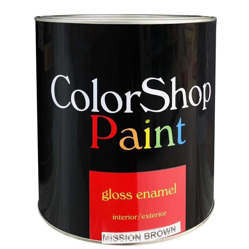 Resene ColorShop Gloss Enamel Mission Brown 4L