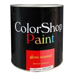 Resene ColorShop Gloss Enamel Mission Brown 4L