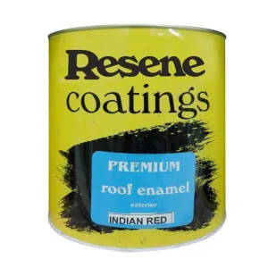 Resene Decorator Roof Enamel Indian Red 4L