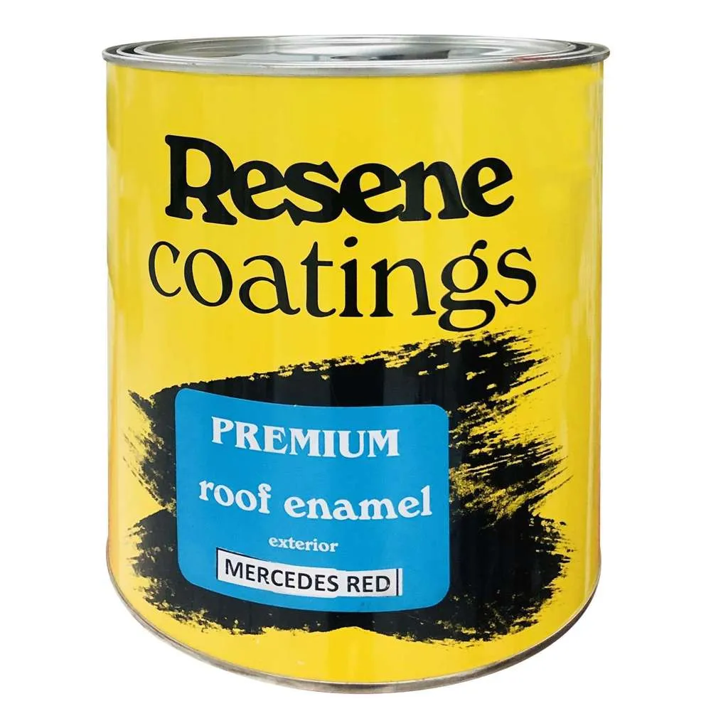 Resene Decorator Roof Enamel Mercedes Red 4L