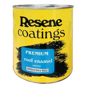 Resene Decorator Roof Enamel Mercedes Red 4L