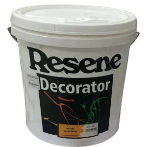 Resene Decorator Semi Gloss Acrylic White 10L