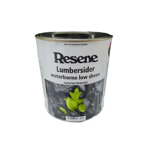 Resene Lumbersider Lowsheen Acrylic White 4L