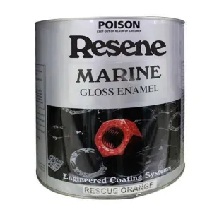 Resene Marine Enamel Dizzy Orange 4L