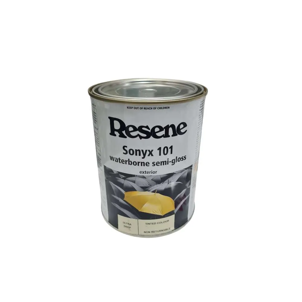 Resene Sonyx 101 Semi Gloss Acrylic Ultra Deep Tone 1L