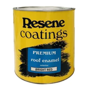 Resene Super Gloss Roof Enamel Bright Red 4L