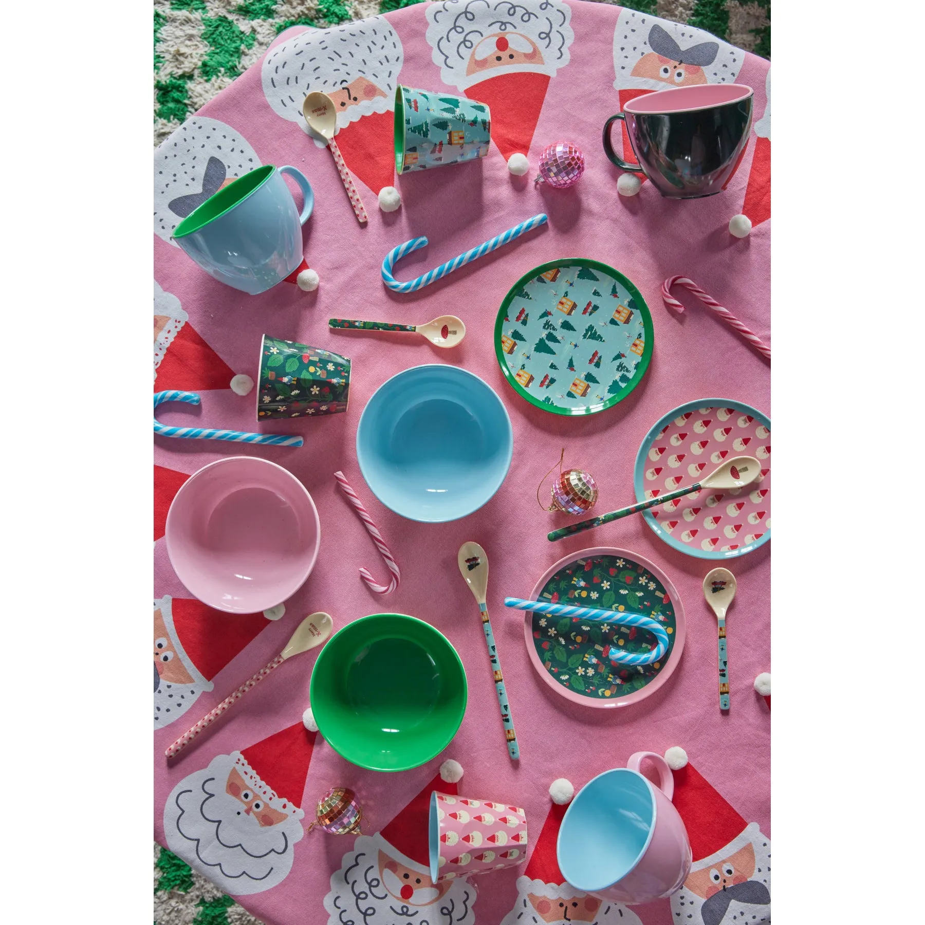 Rice DK Melamine Bowl with Santa Baby Print- Medium - 700 ml