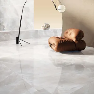 Riviera Onyx Blanco Rock Salt Effect Porcelain Tile 59x119cm Polished