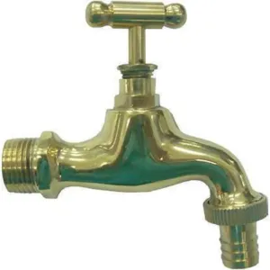 Rova Hose Cock Brass 1/2"