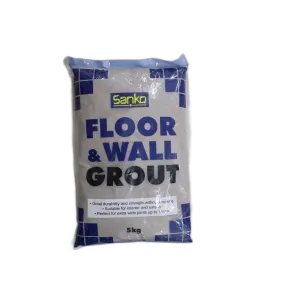 Sanko Grout Floor & Wall 5kg Brick Grey