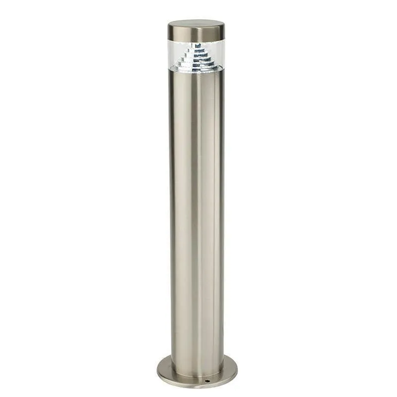 Saxby Pyramid Brushed Stainless Steel Outdoor Post Light