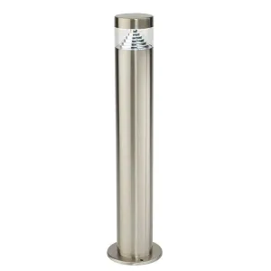 Saxby Pyramid Brushed Stainless Steel Outdoor Post Light