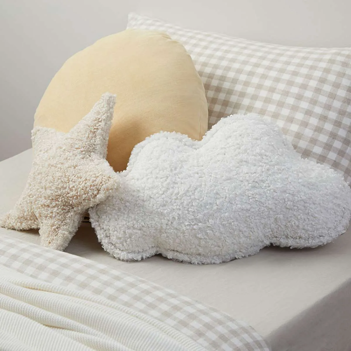 Sherpa Cloud Cushion Mocka