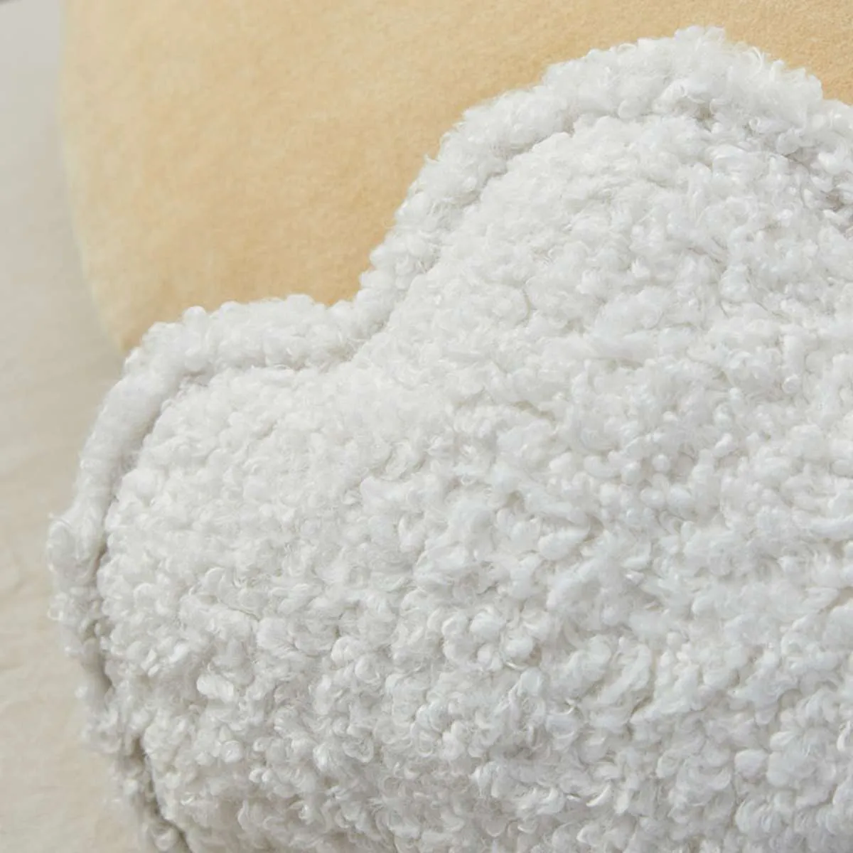 Sherpa Cloud Cushion Mocka