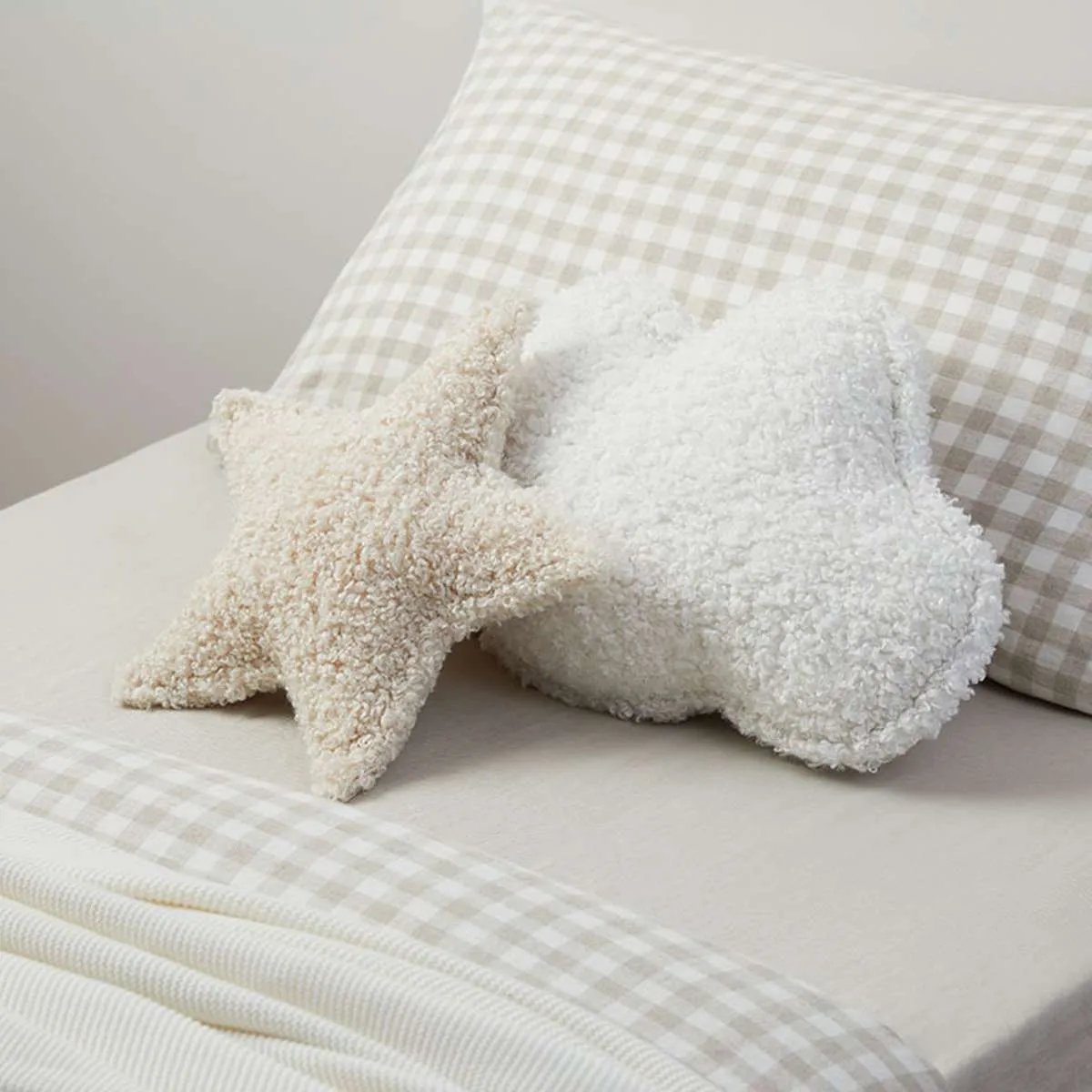 Sherpa Cloud Cushion Mocka