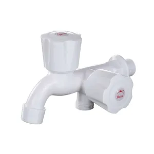 Shine Bib Cock with Thread White ( 2IN1)