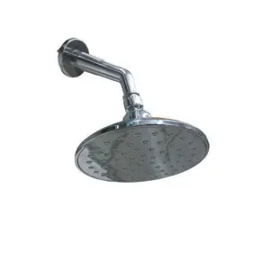 Shine Shower Head Round 6" with Arm & Flange CP