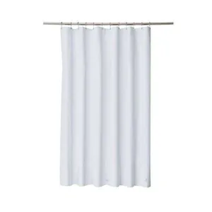 Shower Curtain PE 180 x 180mm 12 Hooks