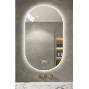 Smart LED Back-Lit Mirror Light Oval 600 X 900mm