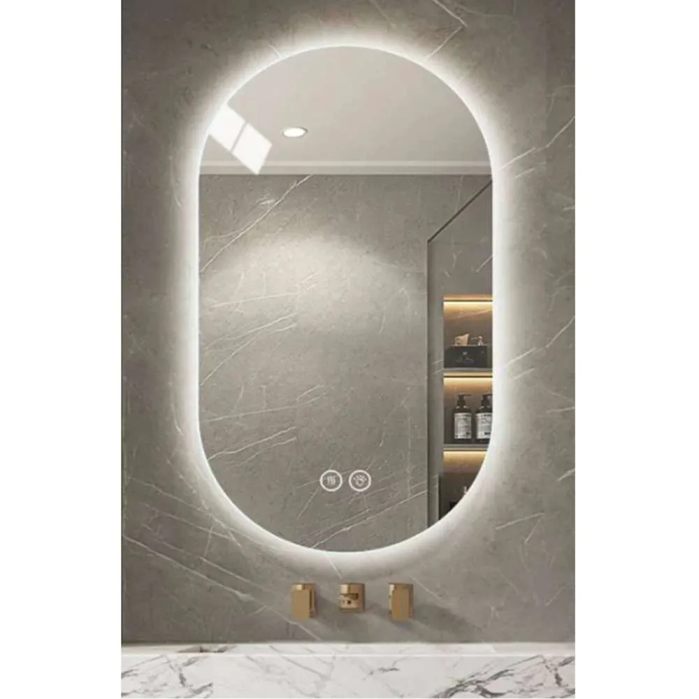 Smart LED Back-Lit Mirror Light Oval 600 X 900mm