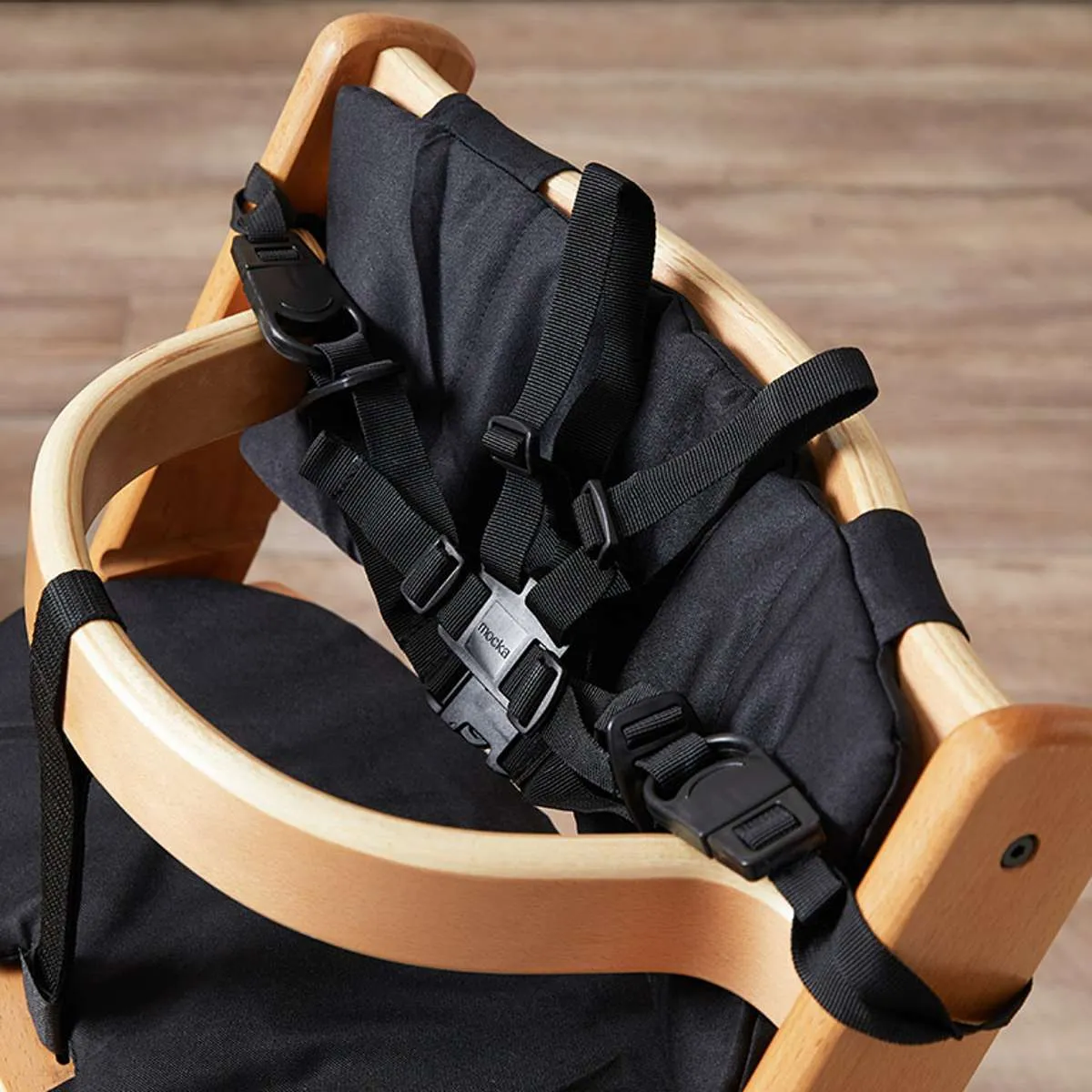 Soho Wooden Highchair - Natural Mocka