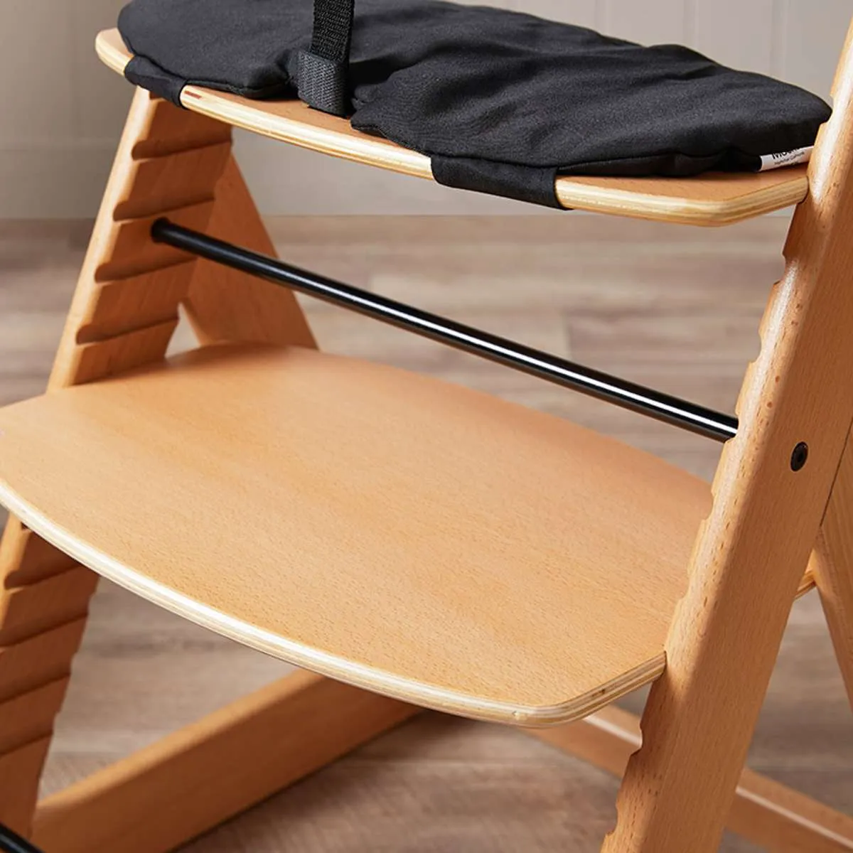 Soho Wooden Highchair - Natural Mocka