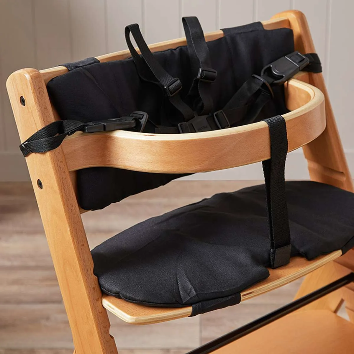 Soho Wooden Highchair - Natural Mocka