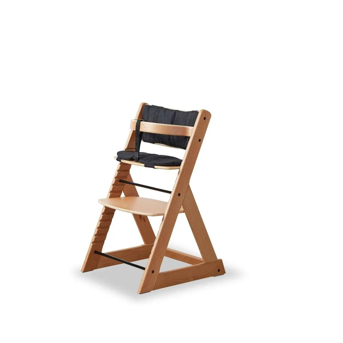Soho Wooden Highchair - Natural Mocka