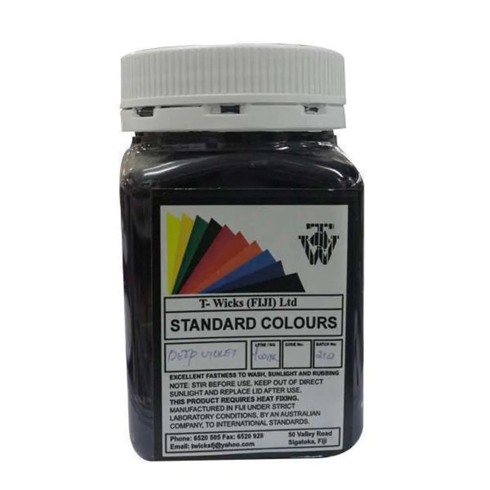 T-Wicks Fabric Paint Deep Violet 400ml