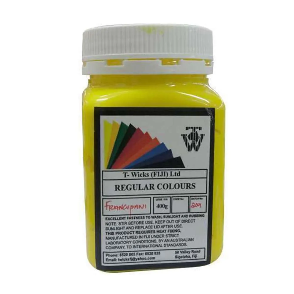 T-Wicks Fabric Paint Frangipani 400ml