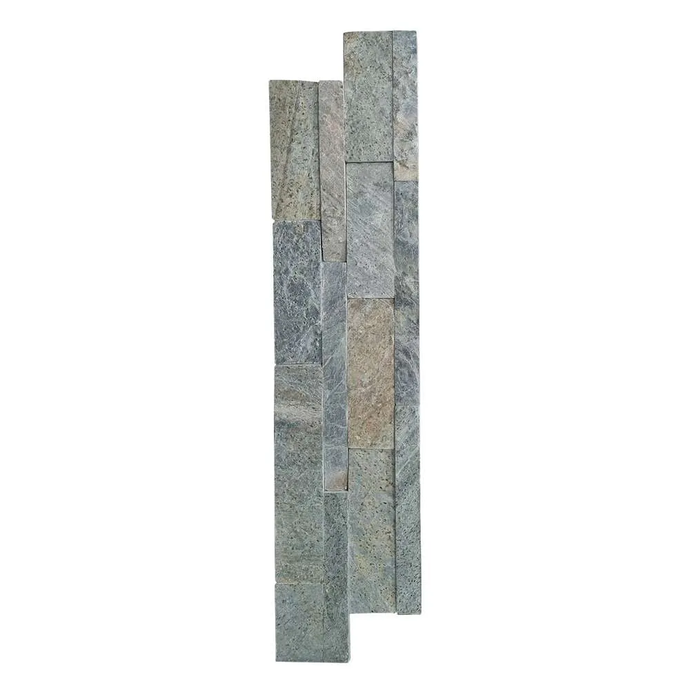 Tripada Wall Tile 600x150 Cultured Stone Green Mica Natural (9pc/0.83sqm Ctn)