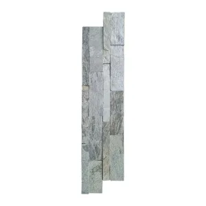 Tripada Wall Tile 600x150 Cultured Stone Sliver Shine Natural (9pc/0.83sqm Ctn)