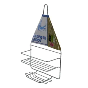 UBL Shower Caddy Chrome 10 x 15 x 34cm