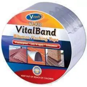 V-Tech Vital Band Bitumen Flashing Tape 75mm x 10m