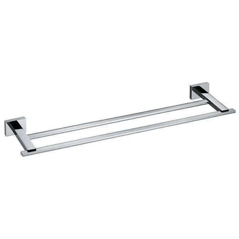 Vado Level Towel Rail Double 600mm C/P