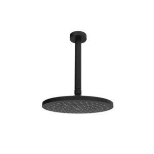 Venus II Ceiling Shower Arm Matt Black 228 x 267mm (Part 2)